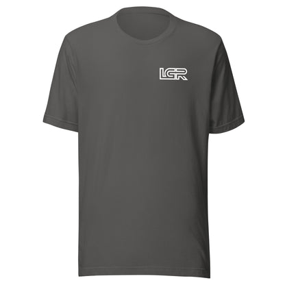 LGR Team Tee Black, Navy, Gray w/ White Print