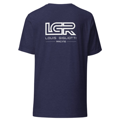 LGR Team Tee Black, Navy, Gray w/ White Print